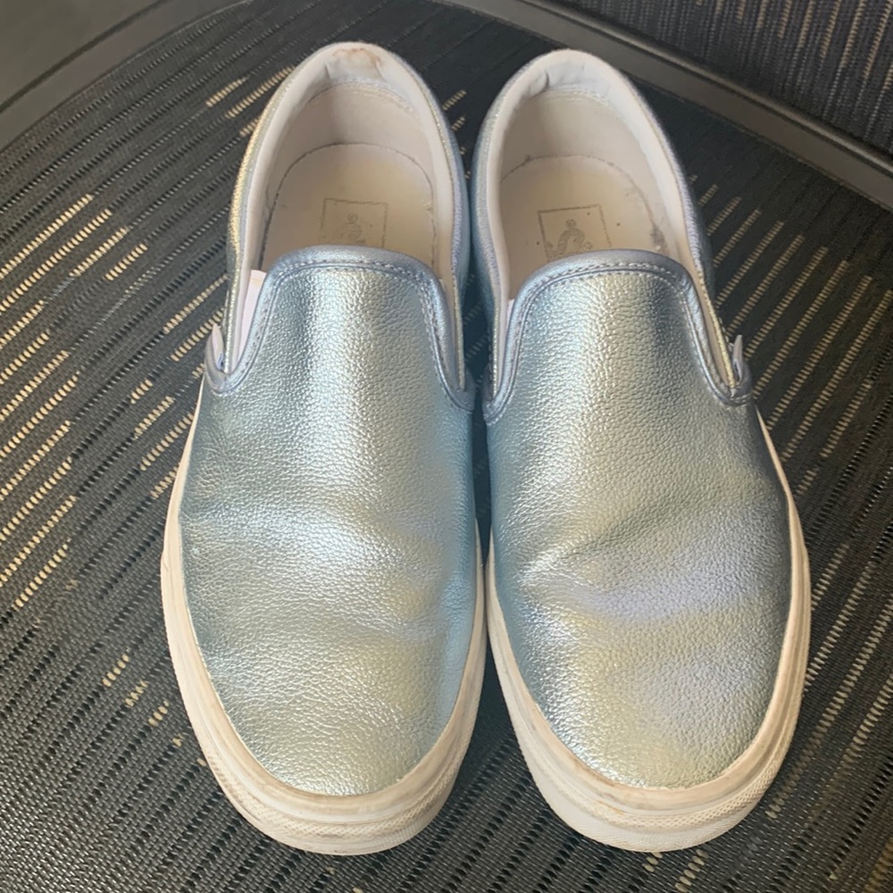 Vans in Metallic Blue